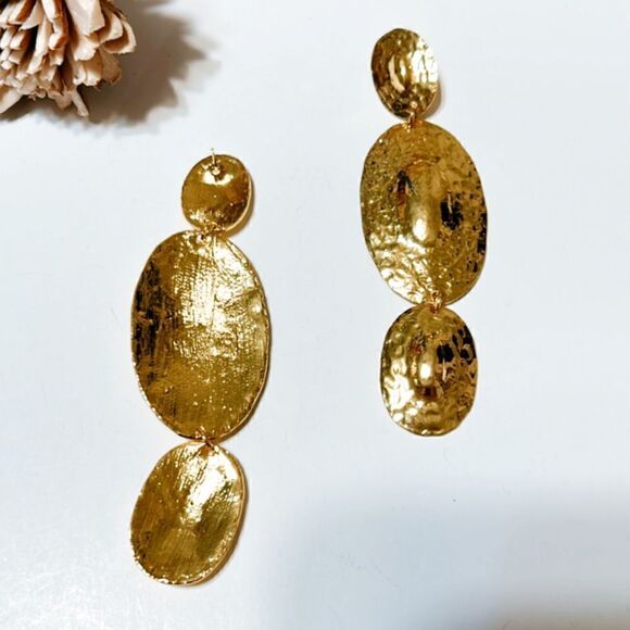 Geo dangle earrings M112 - Picture 4 of 6